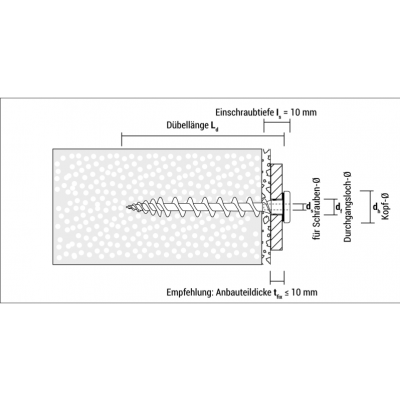 WKRĘT DO IZOLACJI TERMICZNYCH 80MM ŚREDNICA 8MM CZARNY /opk=50szt./ 9480IPS CELO (9480IPS)